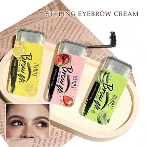 Transparent Brow Wax Soap, Long-Lasting Natural Brow Shaping, Portable Brow Soap Set, Brow Styling Cream, Brow Gel Soap Kit