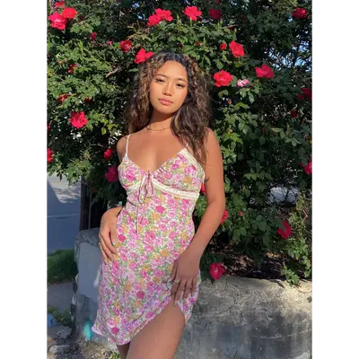 Penny Lane Pink Dress Floral Mini Dress from Beginning Boutique - TikTok  Shop