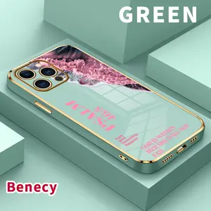 Luxury Electroplated Phone Case for iPhone 15 Pro Max 16 14 Plus 13 12 11 X XS Max XR Psalms Excerpt Pattern Soft TPU Silicone Ultra Slim cellphone Cover