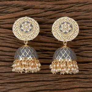 Lasya Gray Jhumkas