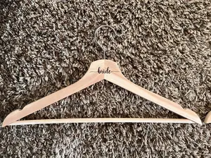 Personalized Wood Hangers for Wedding Party