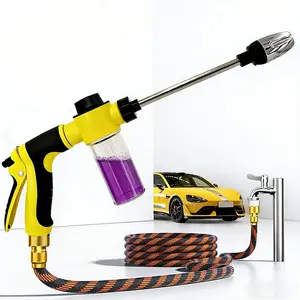 High Pressure Car Wash Foam Bottle, Car Wash Water Sprayer, Durable Plastic Car Care Standard Line, Garden Watering & Plant Watering Tool, Car Wash Equipment, Car Wash Accessory