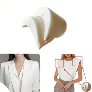 2/4pcs Thicken 35mm Shoulder Pads for Sewing, DIY Jackets, Wedding Dresses, T-Shirts, Enhance Your Clothing Projects, Essential Crafting Supplies
