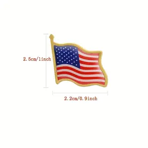 American Flag Lapel Pins Patriotic Design for Events Celebrations Perfect for National Holidays Parades