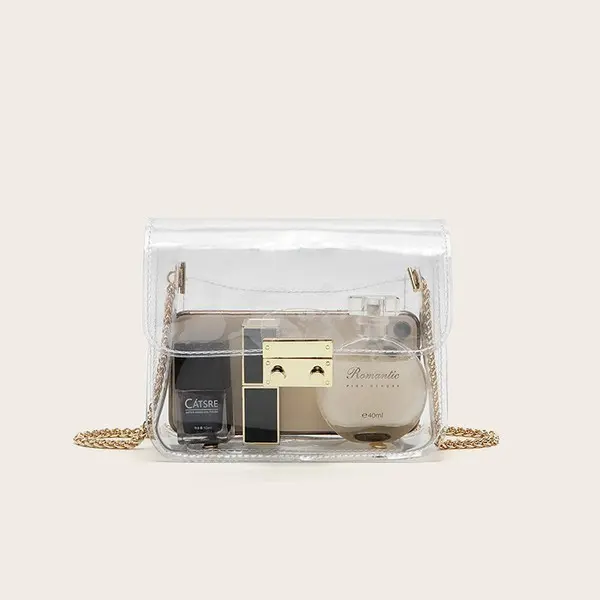 Clear Bag Stadium Approved - TPU Clear Purse Clear Crossbody Bag for Women Clear Bags for Concert
