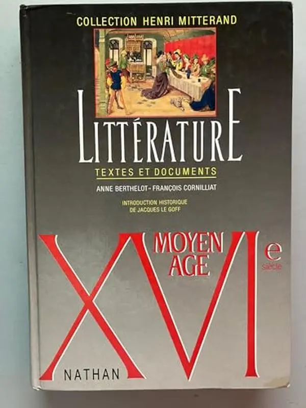 USED-LITTERATURE TEXTES ET DOCUMENTS ELEVE MOYEN-AGE - XVIE SIECLE by H Mitterand (Hardcover)