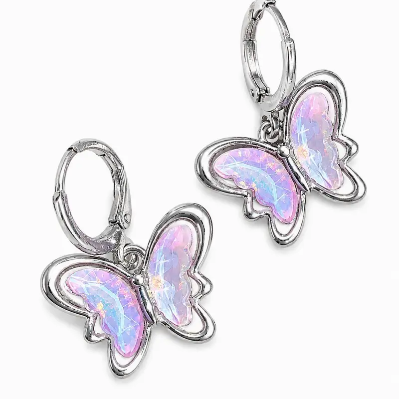 Moonlight Butterfly Star Moon Heart Pendant Earrings For Egirl Gothic Y2K EMO 2000s Cute Dream Fairy Vintage Jewelry Accessories
