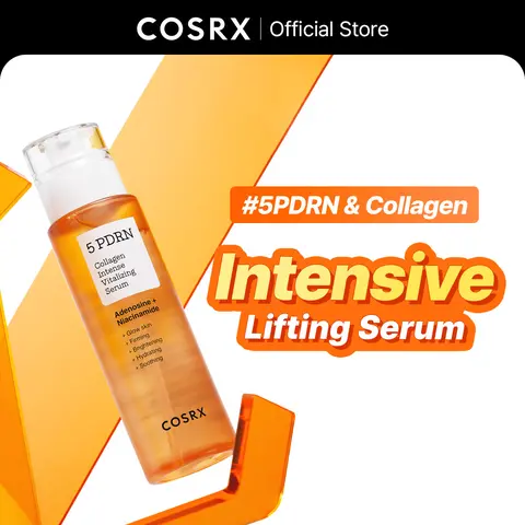 [COSRX Official] 5 PDRN Collagen Intense Vitalizing Serum (100mL/3.38fl oz) - Lightweight Daily Serum with Hyaluronic, Moisture Boost, Glow Up, Hyperpigmentation Treatment, Firmness, Skin Repair, Radiance