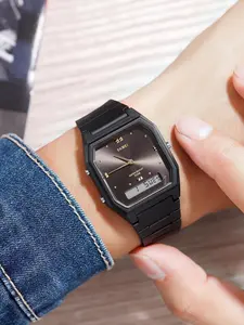 Men's Vintage Dial Quartz Watch, Fashionable Wristwatch with Pu Leather Strap, Multifunctional Time Display Electronic Watch for Men, Casual Analog Watch, Casual Trendy Wristwatch