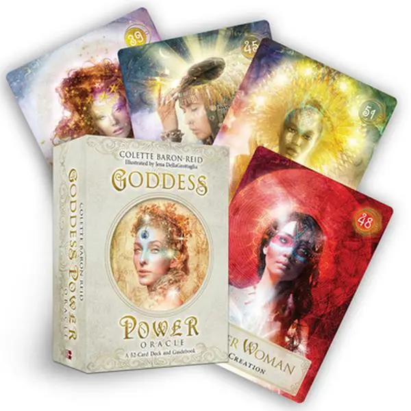 Goddess Power Oracle (Standard Edition): A 52-Card Deck and Guidebookgoddess Love Oracle Cards for Healing, Inspiration, and Divination -- Colette Baron-Reid - Other