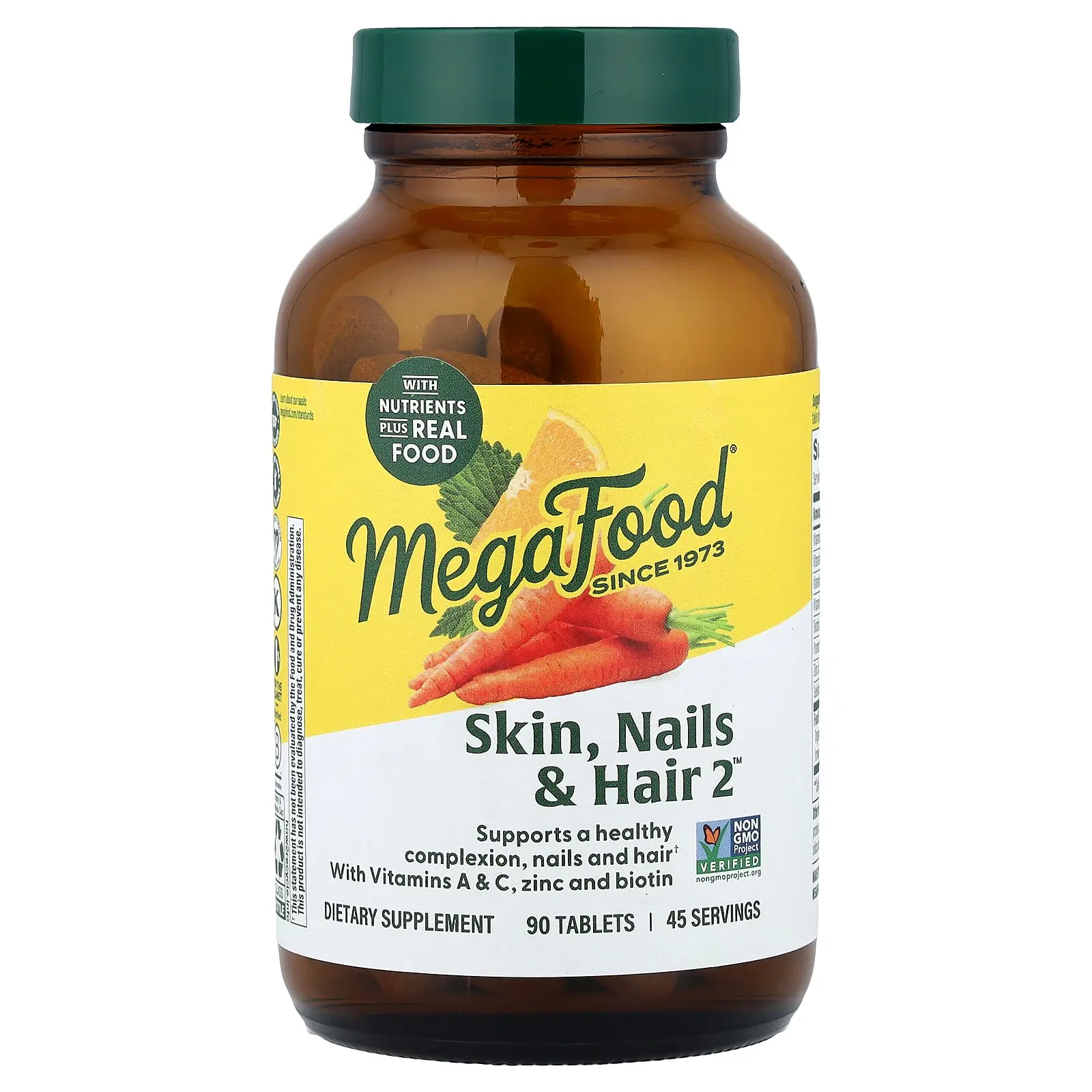 MegaFood Skin, Nails & Hair 2™, 90 Tablets MegaFood Skin, Nails & Hair 2™, 90 Tablets
