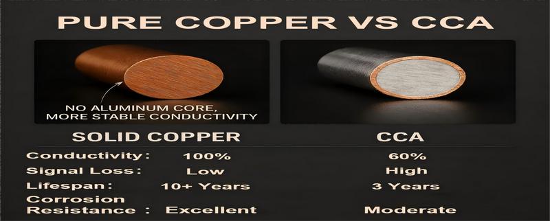 Syston 18/2 Brown Thermostat Control Cable - 18AWG 2 Cores Solid Copper Conductors CL3R/CMR Rated 300V Low Voltage Wire for HVAC, Doorbells, Heating Systems, Alarm and Intercom Installations Indoor/Outdoor UV Resistant