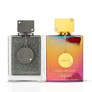 Club De Nuit Untold 105ml (3.6 oz) & Club de Nuit Bling 75ml (2.5 oz) Eau de Parfum Sprays by Armaf (Bundle)