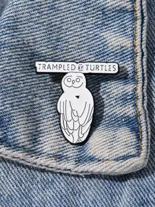 TRAMPLED BY TURTLES Enamel Brooch Pin fashion Decorative Brooches Ornaments Lapel Bag Badges Jewelry Gifts