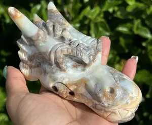 Caribbean Calcite Dragonhead | Home Ornament