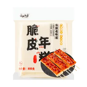 YUNBANSHAN Crispy Rice Cake 500g - Authentic Ningbo Specialty, Semi-Finished Glutinous Rice Noodles for Viral TikTok Recipes