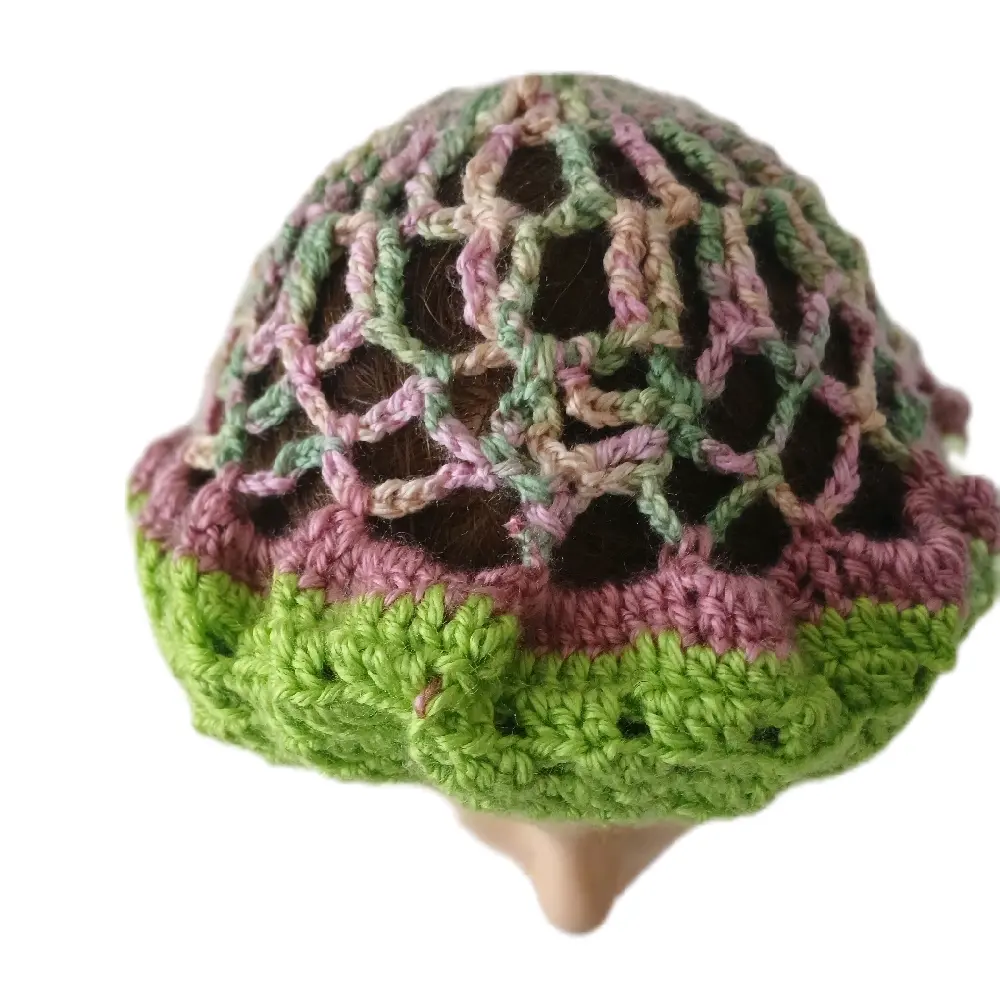 Crochet Hairnet - Classic Design for Hair Accessory Use