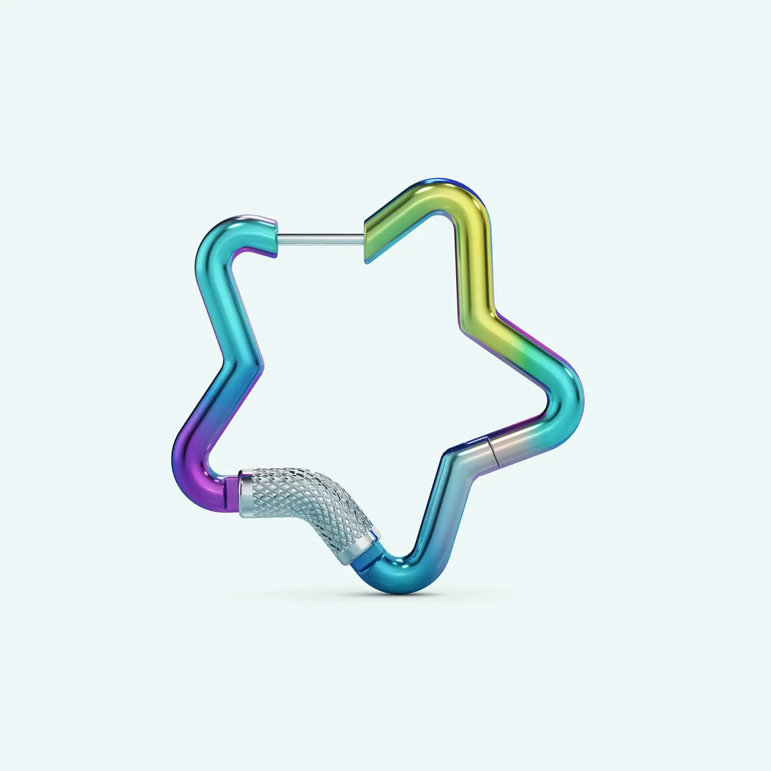 Mini Star Carabiner Earring