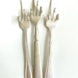 Vintage Silverplate Pickle/Olive Picker with an Attitude - Unique and Charming Kitchen Utensil - Cutlery, Utensils