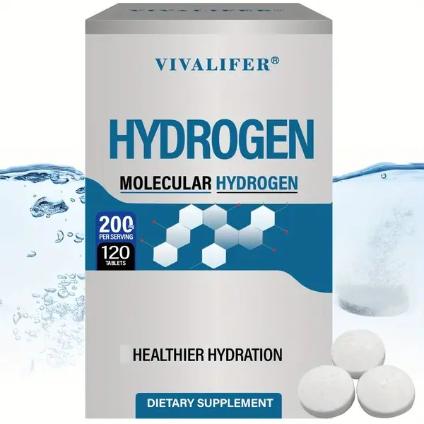 Hydrogen Water Tablets with Magnesium - 120 Tablets (60-Day Supply) | Fast-Dissolving H2 Molecular Hydrogen Supplement