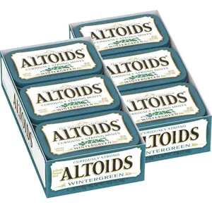 Altoids Wintergreen Curiously Strong Mints 1.76 oz 12 Pack Sealed Fresh