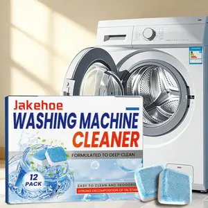 Highly Effective Descaling Agent,Deep Cleaning Tablets For Front Loader Top Load Washer Deodorizer,Model Washing Machine Cleaner Descaler,Clean Inside Drum And Laundry Seal,Household Essentials,Cleaning Supplies