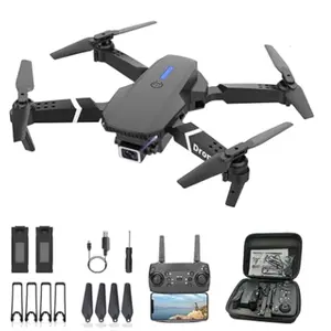 Drone With 1080P Camera for Adults Beginners Kids, Foldable RC Quadcopter, Toys Drone, 1080P FPV Video, 2 Batteries, 360° Flips Accessories