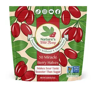 Nature's Wild Berry Miracle Berries –  Resealable Refill Pack (7g) | Turn Sour to Sweet | As Seen on Shark Tank | Magic Fruit for Taste Transformation