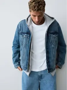 Adult Classic Icon Denim Jacket Authentic Black Wash Long Sleeves Button Front Pockets 5% Recycled Cotton Washwell Program Sustainable Material