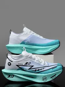 Men's Casual Shock-Absorbing Breathable Running Shoes, Fitness Training Sneakers, Student Marathon Shoes, Anti-Slip Low-Top Design