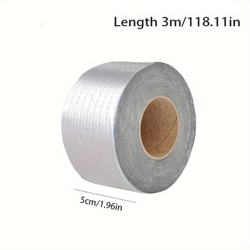 1Roll Premium Aluminum Foil Tape - High Temperature Resistance Waterproof Roof Tape For Wall, Pool, Roof Crack & Duct Repair Sealing