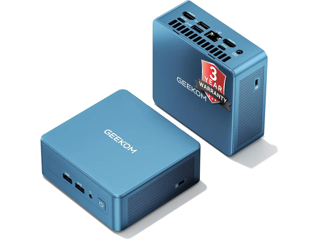 GEEKOM IT12 Mini PC, Intel i3-12300HE (Beats 12450H),16GB RAM/512GB SSD | (Upgradable) Business & Industrial Mini Computer, Office Bulk Purchase Desktop PC (Low Heat), USB4 | 8K UHD
