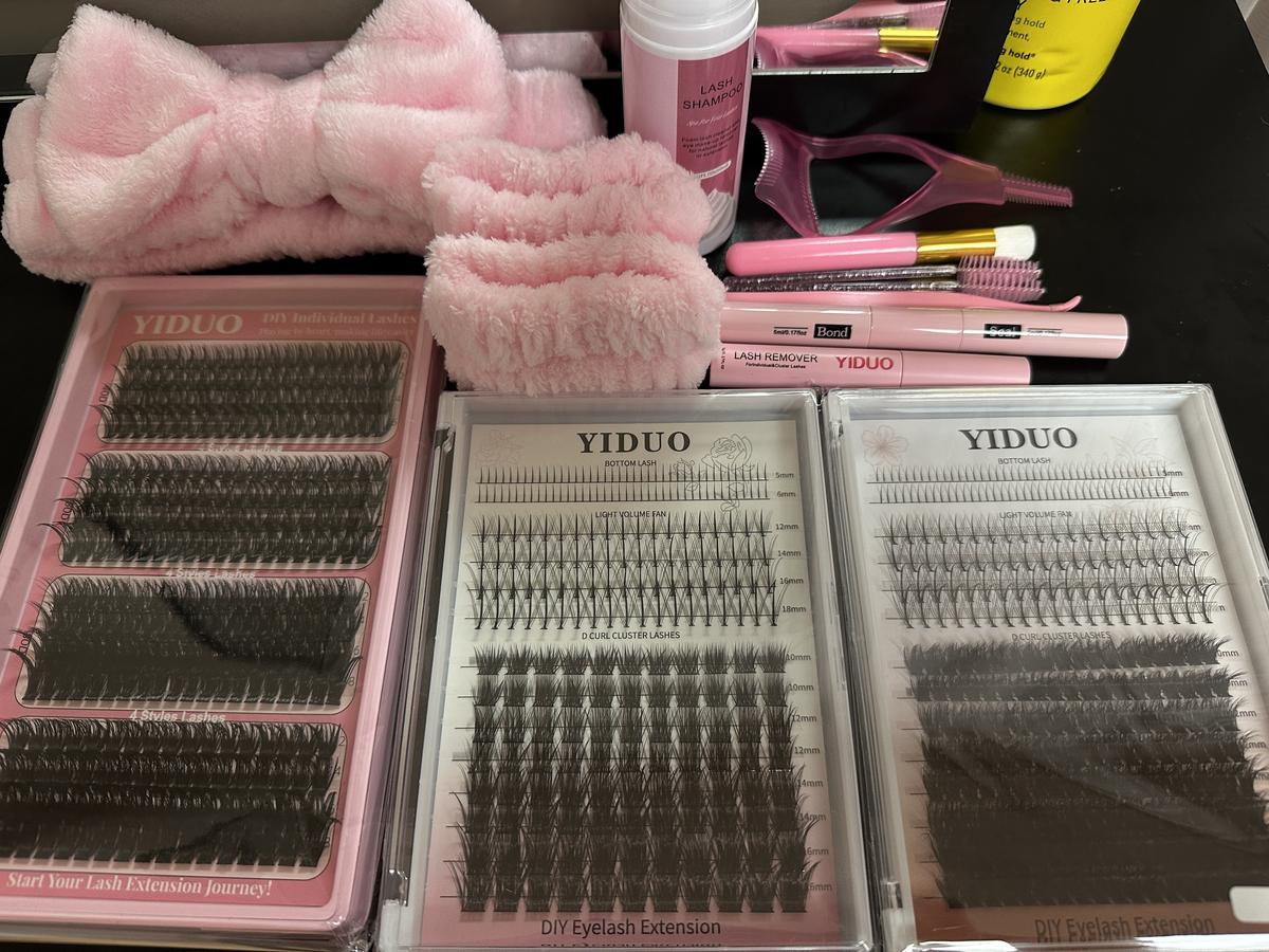 Item: Extra Large Capacity Lash Cluster Kit , Black