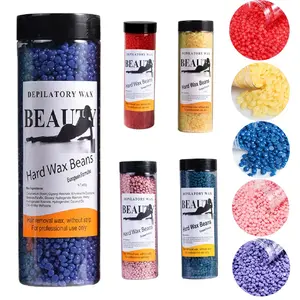 400g Hard Wax Beads For Hair Removal, Wax Beans for Sensitive Skin,  Hard Wax Beads For Brazilian Waxing, Pearl Wax For Eyebrow, Bikini, Legs At Home