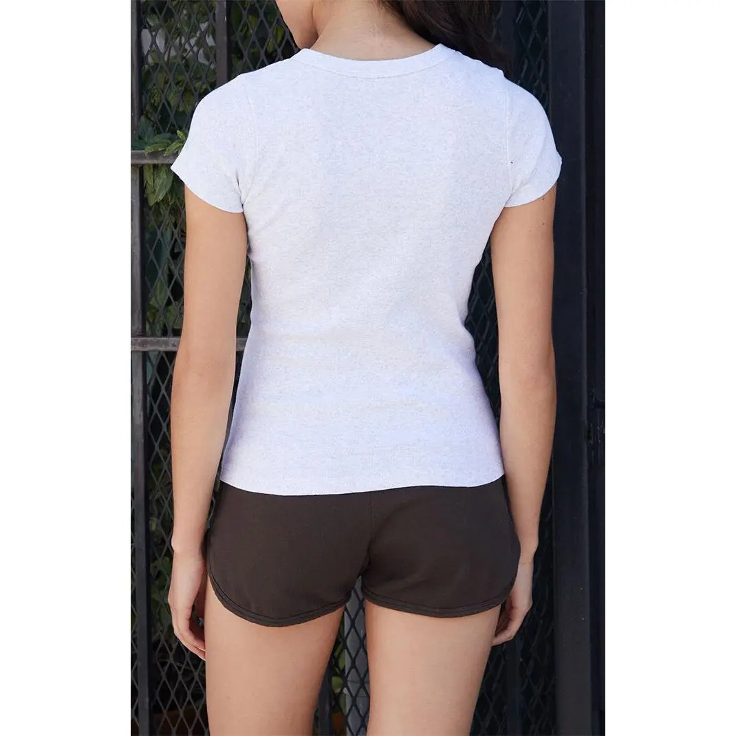 John Galt Women's Brown Marcie Sweat Shorts