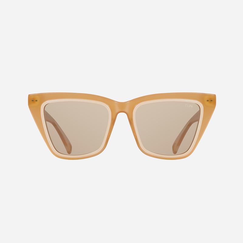 「TIJN-Classic-Borya」Chunky Acetate Butterfly Shaped Sunglasses for Women TAC Lens Acetate & Metal Frame UV400 Protection Sunglasses