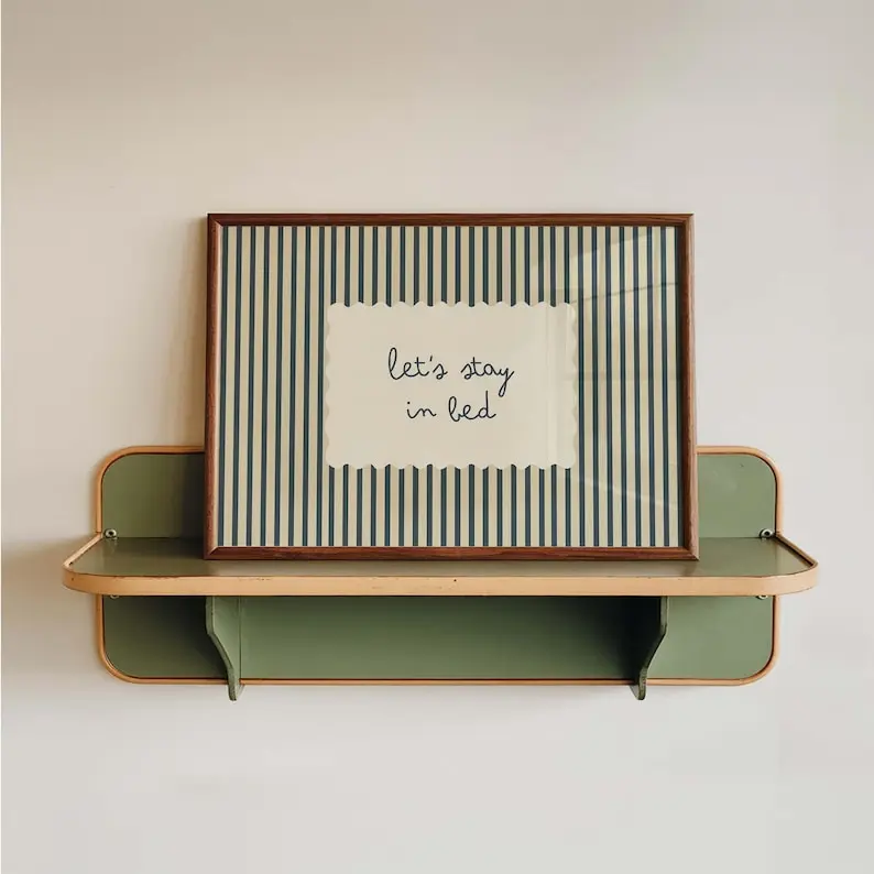 Let’s Stay in Bed Poster Poster Home & Office Decor