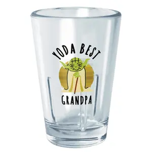 Star Wars Printed Best Grandpa Yoda Tritan Shot Glass, Durable Kitchenware Drinkware Accessory