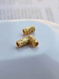 Vintage Cylinder Beads(100 Pcs), Zinc Alloy Spacer Beads for Jewelry Making, DIY Jewelry Making Supplies for Bracelet & Necklace, Fashion DIY Accessories for Women & Girls, Beads Charms Accessories