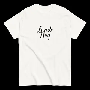 LAMB boy tee  Classic Cotton Fabric Menswear