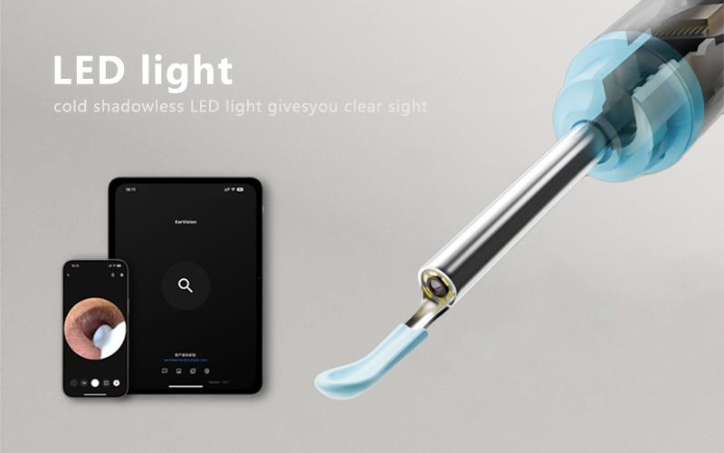 Visual Ear Wax Removal Kit with 1080P HD Camera & App, Rechargeable Self Care Gadget with 8 Soft Silicone Tips for Safe At-Home Cleaning, Self Care Gadgets, Ear Wax Removals