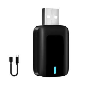 Upgraded 2-In-1 Wireless Carplay & Android Auto Adapter, Converts Wired To Wireless, Supports Factory Wired Devices, Low Latency Design, Provide You With Fast and Stable Connection, Automatic Connection and Online Update