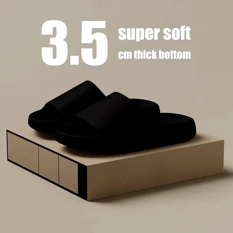 Coconut Slippers Cloud Thick-Soled Sandals Summer Fashion Soft Bottom Beach Men Slippers Women'S Sandals EVA Slides NONE