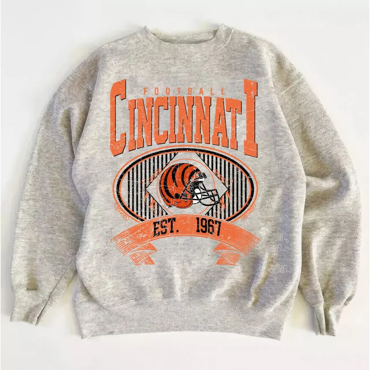 Game Day Ready Cincinnati Sweatshirt, Vintage Football Pullover for Supporters