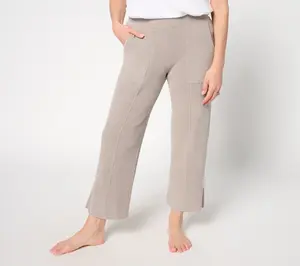 Barefoot Dreams Reg. CozyChic Ultra Lite Ribbed Pintuck Crop Pant