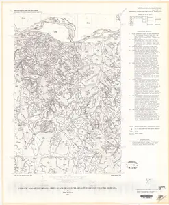 Twomile Creek Quadrangle, Montana - Geologic Map, 1982