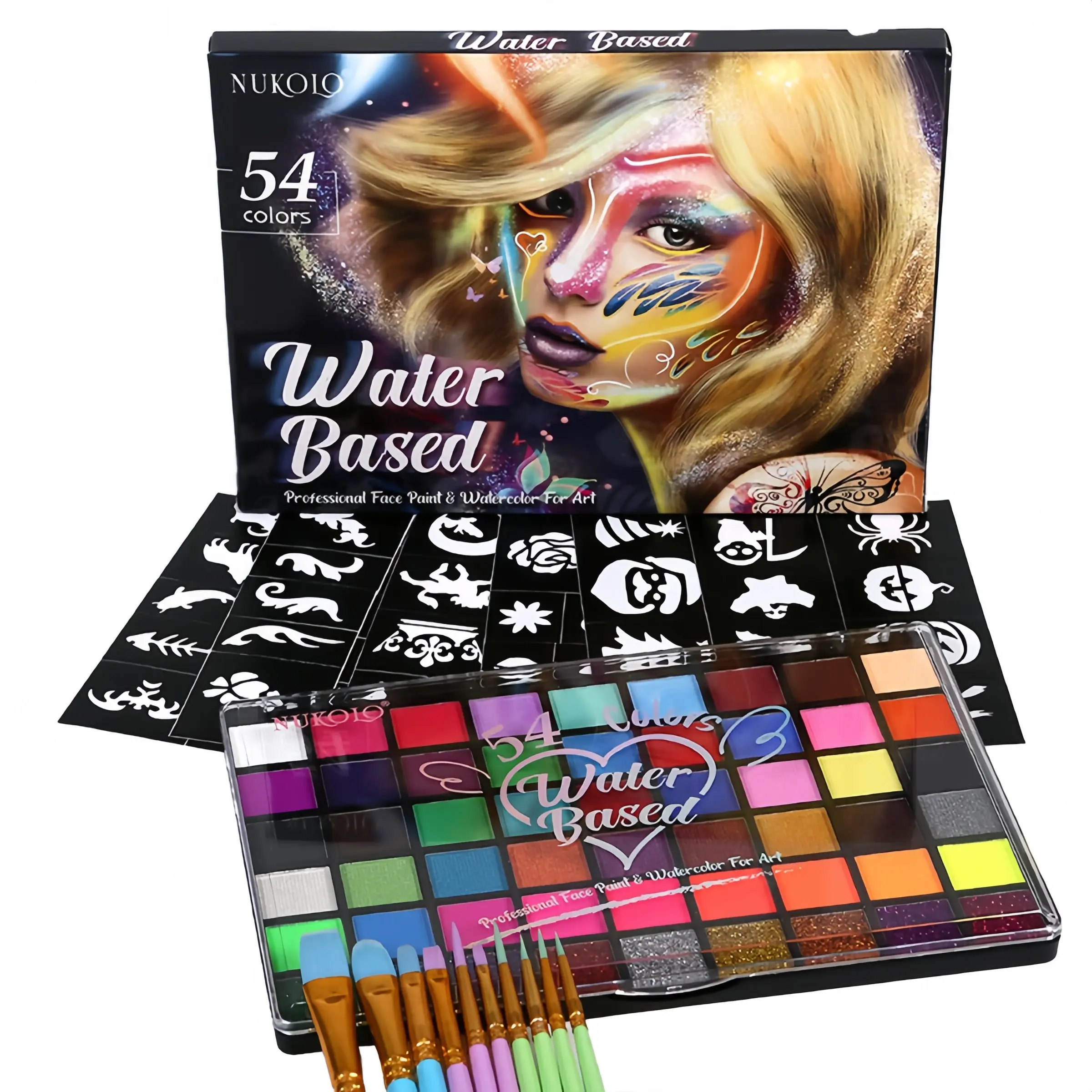 54 Color Paint Set, Watercolor Paints Set, High-Quality Art Supplies for Artists & Beginners, Vibrant Colors for Creative Projects, Perfect Gift Idea