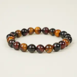 Natural Tiger Eye & Eagle Eye Stone Bracelet | Stylish Couple’s Energy Bracelet
