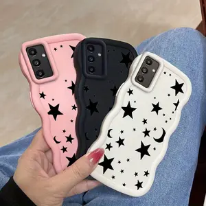 1 Piece Stars Hiding Stylish A15 5G Flexible Case For Samsung A15 5G Smartphone With Impact Resistant And Bracelet Ideal For Entertainment