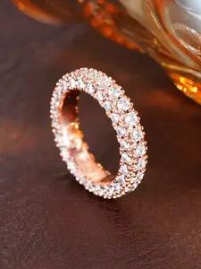 1 PC Fashion Cubic Zirconia Ring For Women For Wedding Engagement Party Jewelry Valentine's Day Gift Fashion Engagement Rings Bridal Engagement Jewelry